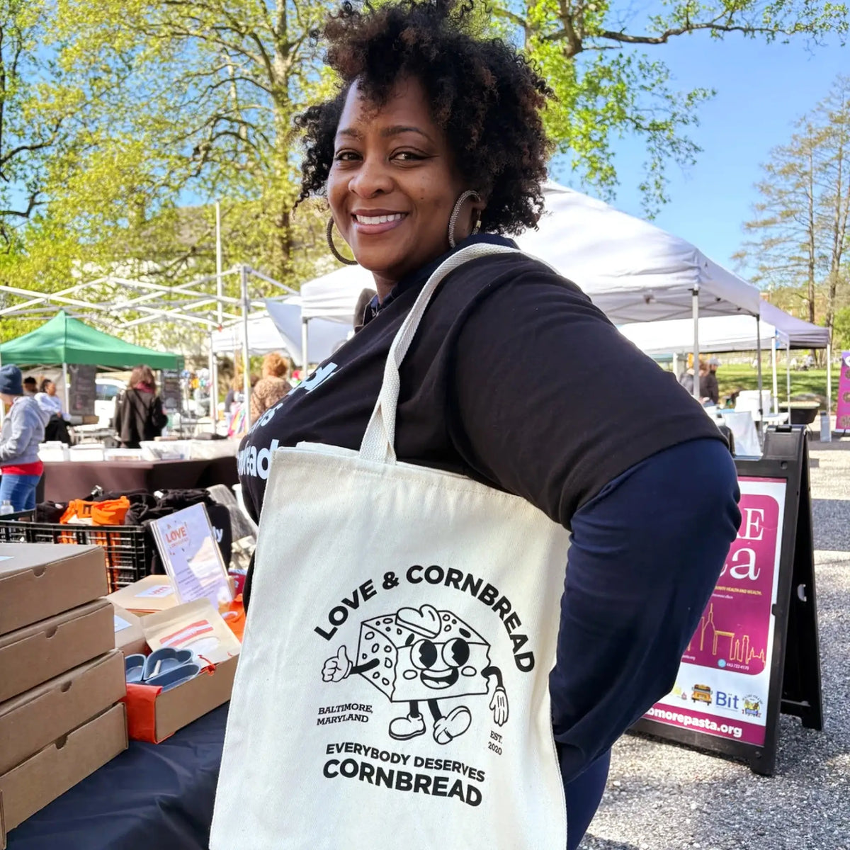 Love & Cornbread Tote Bag